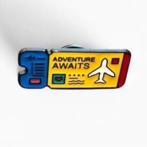 Adventure Awaits Enamel Pin